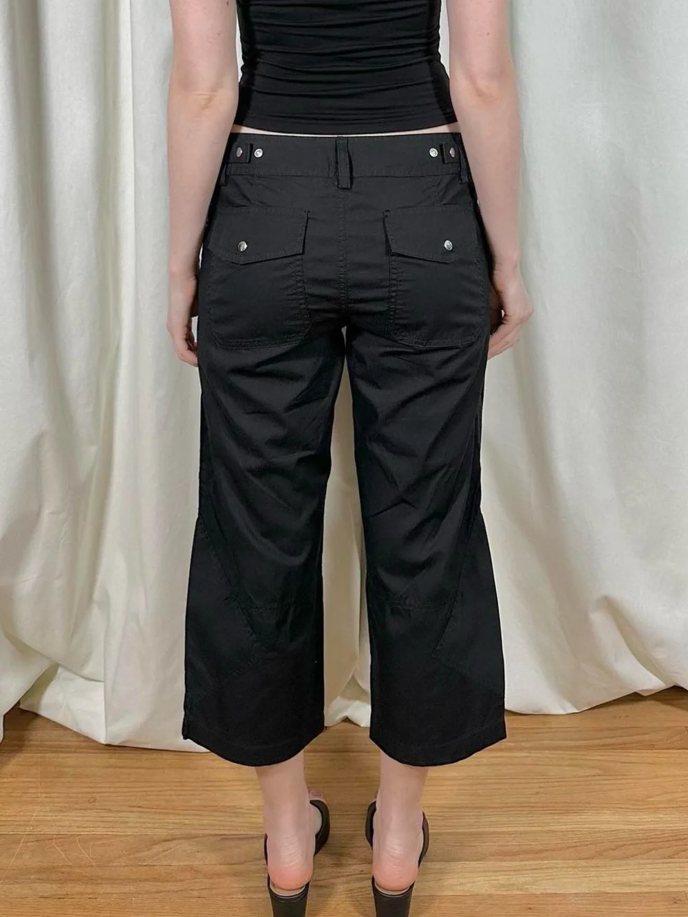 Low Rise Cargo Capris - Picture 4 of 8